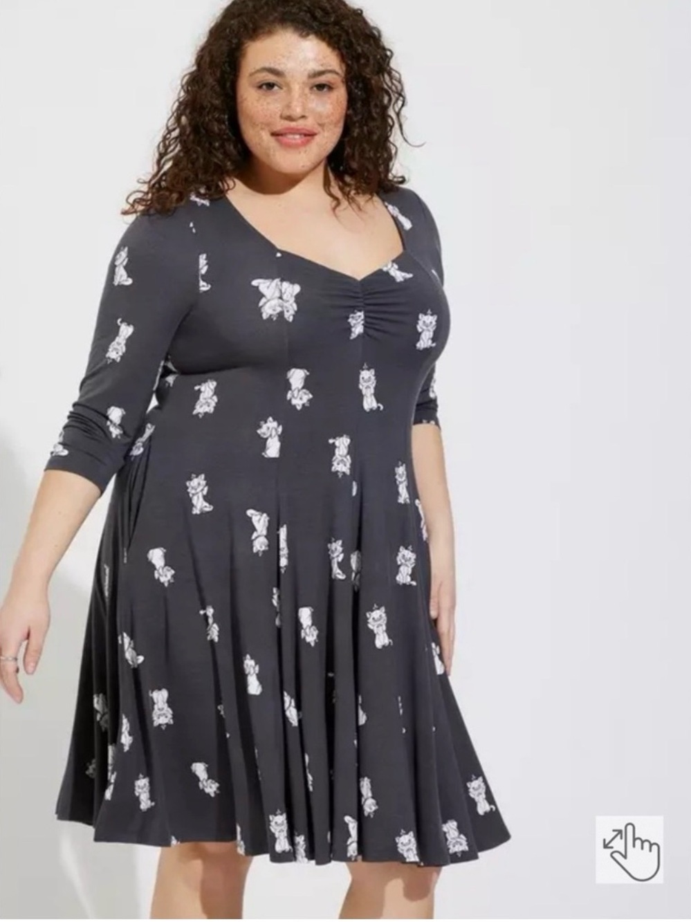 🐈 Pretty as a Rose! Torrid Disney The Aristocats Marie Skater Dress 🎀